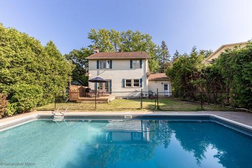 Piscine - 281 Rue Beaumont E., Saint-Bruno-De-Montarville, QC - Outdoor With In Ground Pool With Backyard