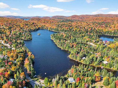 Aerial photo - 420 Ch. Du Lac-Cornu, Saint-Adolphe-D'Howard, QC - Outdoor With Body Of Water With View