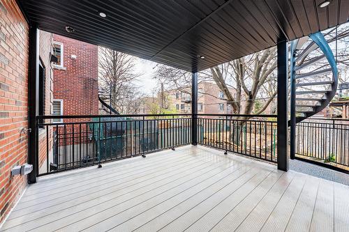 Balcony - 5-4811 Av. Lacombe, Montréal (Côte-Des-Neiges/Notre-Dame-De-Grâce), QC - Outdoor With Deck Patio Veranda With Exterior