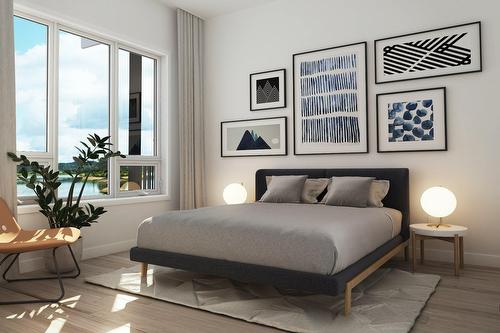 Chambre à coucher - 213-147 Rue Morin, Sainte-Adèle, QC - Indoor Photo Showing Bedroom