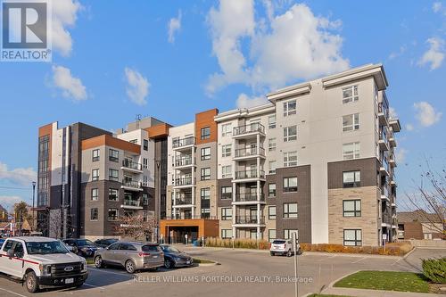 611 - 340 Plains Road E, Burlington, ON - Outdoor With Balcony With Facade
