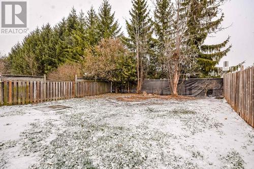 Fully fenced yard. - 194 Sundew Drive, Barrie, ON 