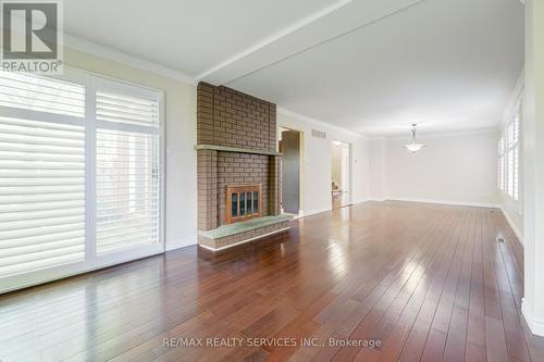 Upper - 4469 Gullfoot Circle, Mississauga, ON - Indoor With Fireplace