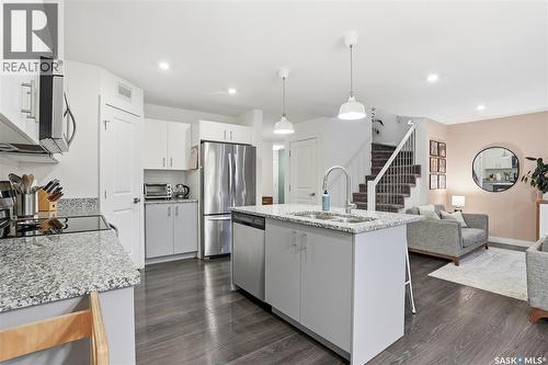 455 Hassard Close, Saskatoon, SK - Indoor Photo Showing Kitchen With Stainless Steel Kitchen With Upgraded Kitchen