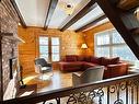 Salon - 2178 Ch. De La Gare, Val-Morin, QC  - Indoor Photo Showing Living Room With Fireplace 