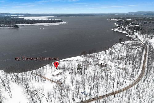 Aerial photo - 163 Rue Thomas-Lefebvre, Mansfield-Et-Pontefract, QC - Outdoor With Body Of Water With View