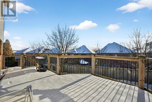 Generous Deck Space suitable for Barbecuing - 1214 Harlstone Crescent, Oshawa, ON - Outdoor