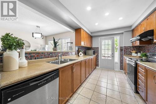 15 Snowgoose Terrace, Toronto, ON - Indoor Photo Showing Kitchen With Double Sink