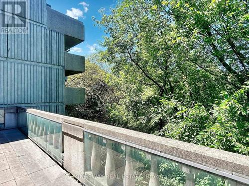 Balcony Facing Rosedale Ravine - 1607 - 388 Bloor Street E, Toronto, ON - Outdoor