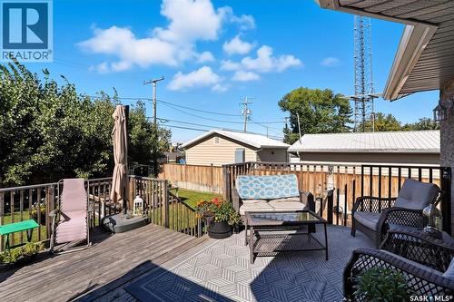 46 1St Avenue N, Martensville, SK - Outdoor With Deck Patio Veranda With Exterior