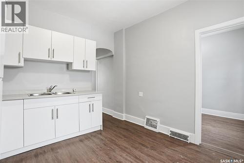 110 F Avenue S, Saskatoon, SK - Indoor Photo Showing Kitchen With Double Sink