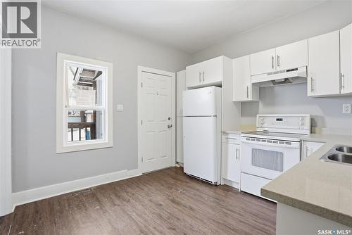 110 F Avenue S, Saskatoon, SK - Indoor Photo Showing Kitchen With Double Sink