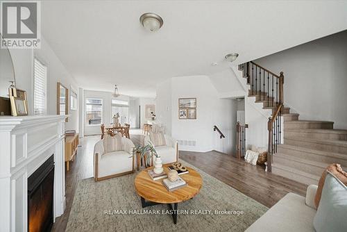 56 Flitton Avenue, Peterborough (Northcrest Ward 5), ON - Indoor Photo Showing Living Room With Fireplace