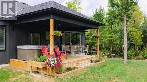 8443 Goosemarsh Line, Lambton Shores, ON - Outdoor With Deck Patio Veranda