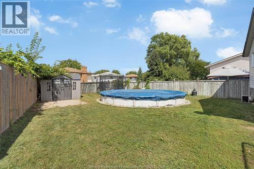 1320 Hansen, Windsor, ON - Outdoor With Above Ground Pool With Backyard