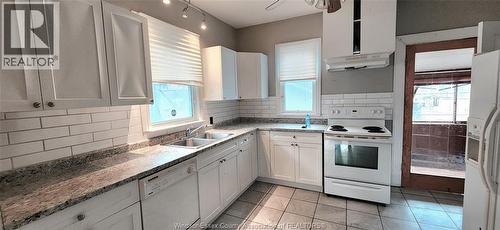 441 Ellis Street West, Windsor, ON - Indoor Photo Showing Kitchen With Double Sink