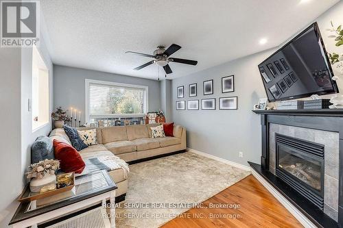 446 Abound Crescent, Peterborough (Ashburnham Ward 4), ON - Indoor Photo Showing Living Room With Fireplace