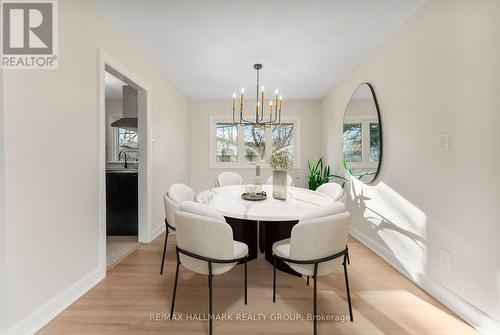 Photo Virtually Staged - 942 Elsett Drive, Ottawa, ON - Indoor Photo Showing Dining Room