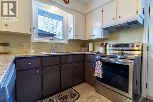 151 Baldoon Road, Chatham, ON - Indoor Photo Showing Kitchen With Double Sink