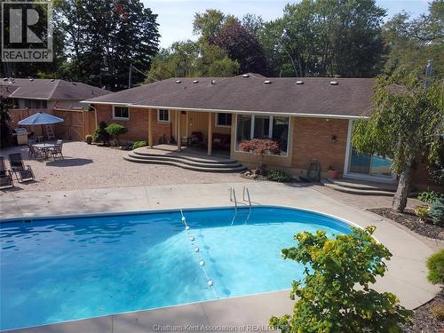 79 Lynnwood Avenue, Chatham, ON - Outdoor With In Ground Pool With Deck Patio Veranda