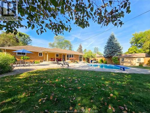 79 Lynnwood Avenue, Chatham, ON - Outdoor With In Ground Pool With Deck Patio Veranda