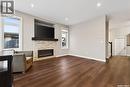 6112 Koep Avenue, Regina, SK  - Indoor Photo Showing Living Room With Fireplace 