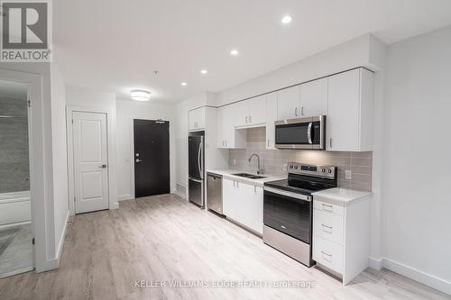 1008 - 15 Glebe Street, Cambridge, ON - Indoor Photo Showing Kitchen With Double Sink