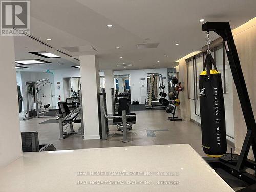 3609-Den - 195 Redpath Avenue, Toronto, ON - Indoor Photo Showing Gym Room