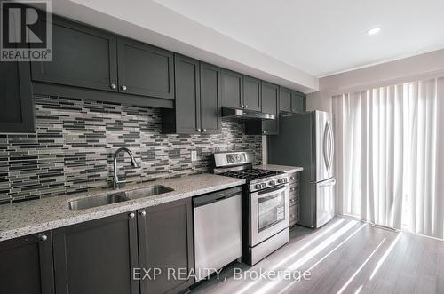 Upper - 10 Virtues Avenue, Brampton, ON - Indoor Photo Showing Kitchen With Stainless Steel Kitchen With Double Sink With Upgraded Kitchen