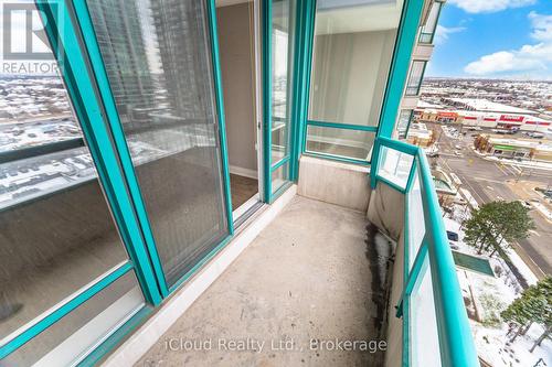 1511 - 550 Webb Drive, Mississauga, ON - Outdoor With Balcony