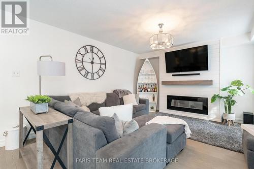 3 Saxon Road, Barrie, ON - Indoor Photo Showing Living Room With Fireplace