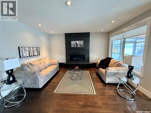 3633 Green Water Drive, Regina, SK - Indoor Photo Showing Living Room
