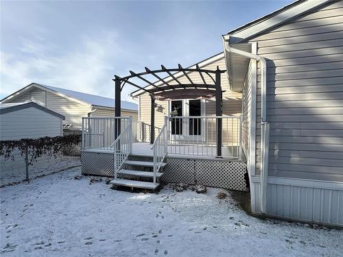 22 Redwing Bay, Brandon, MB - Outdoor With Deck Patio Veranda With Exterior
