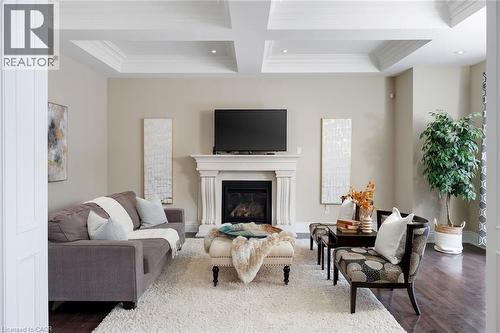 125 Paliser Court, Oakville, ON - Indoor Photo Showing Living Room With Fireplace