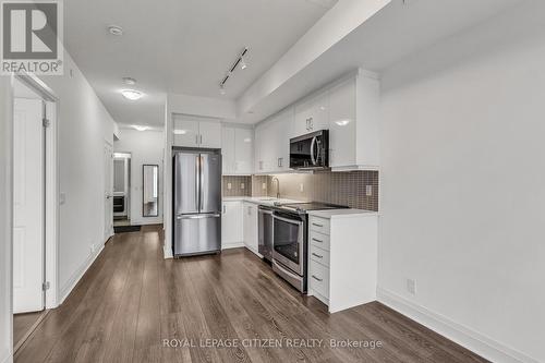 1408 - 17 Zorra Street, Toronto, ON - Indoor Photo Showing Kitchen With Stainless Steel Kitchen