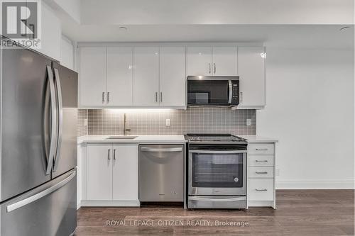 1408 - 17 Zorra Street, Toronto, ON - Indoor Photo Showing Kitchen With Stainless Steel Kitchen With Upgraded Kitchen