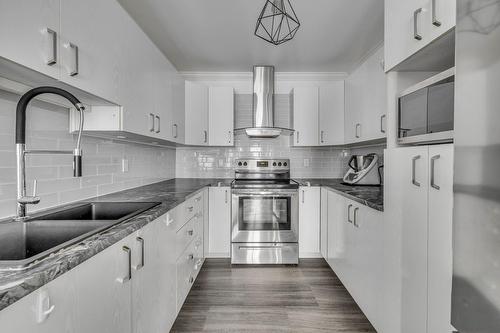 Kitchen - 1337 Rue Charles-Rodrigue, Lévis (Desjardins), QC - Indoor Photo Showing Kitchen With Upgraded Kitchen