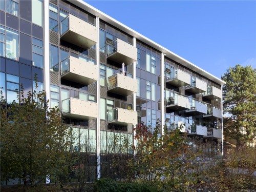 N312-1105 Pandora Ave, Victoria, BC - Outdoor With Balcony