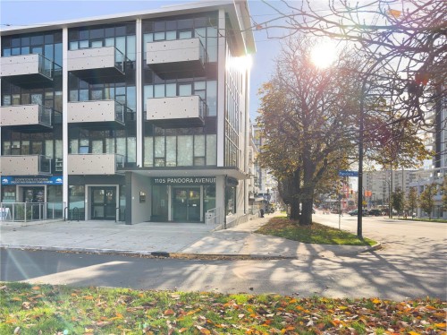 N312-1105 Pandora Ave, Victoria, BC - Outdoor With Balcony