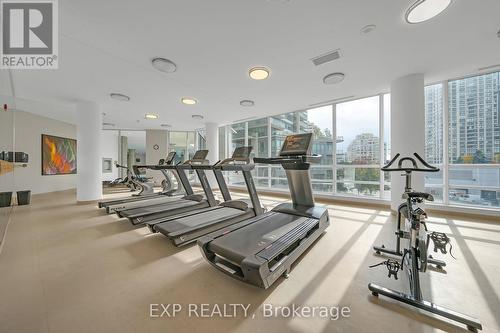 1908 - 2240 Lake Shore Boulevard W, Toronto, ON - Indoor Photo Showing Gym Room