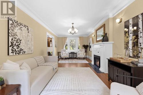 345 Third Avenue, Ottawa, ON - Indoor Photo Showing Living Room With Fireplace