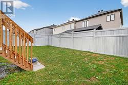 Fully fenced backyard - 