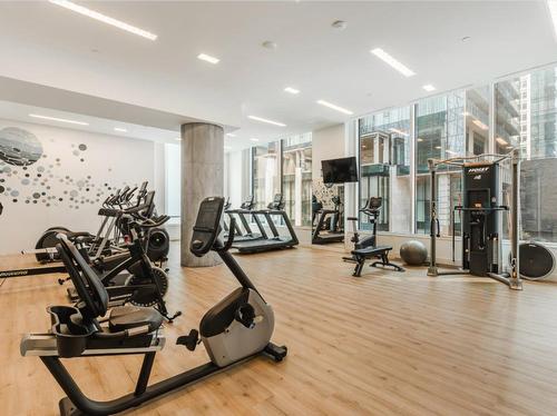 Other - 2305-1020 Rue De La Montagne, Montréal (Ville-Marie), QC - Indoor Photo Showing Gym Room