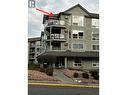 Top Floor Corner unit beside stairs - 3221 Centennial Drive Unit# 401, Vernon, BC  - Outdoor With Balcony With Facade 