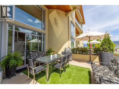 250 Marina Way Unit# 208, Penticton, BC - Outdoor With Deck Patio Veranda With Exterior