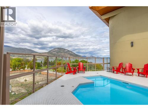 250 Marina Way Unit# 208, Penticton, BC - Outdoor With In Ground Pool