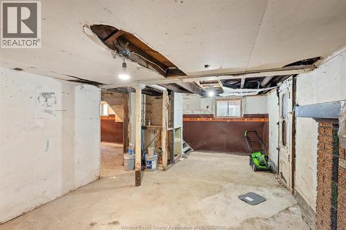 1575 Church Street, Windsor, ON - Indoor Photo Showing Basement