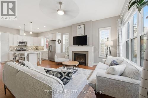 816 Smith Road, Cobourg, ON - Indoor Photo Showing Living Room With Fireplace