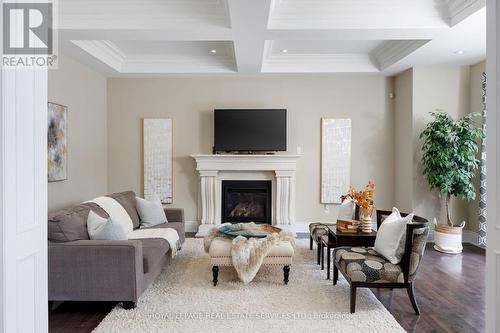 125 Paliser Court, Oakville, ON - Indoor Photo Showing Living Room With Fireplace