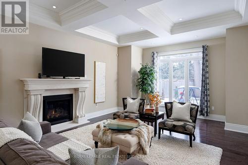 125 Paliser Court, Oakville, ON - Indoor Photo Showing Living Room With Fireplace